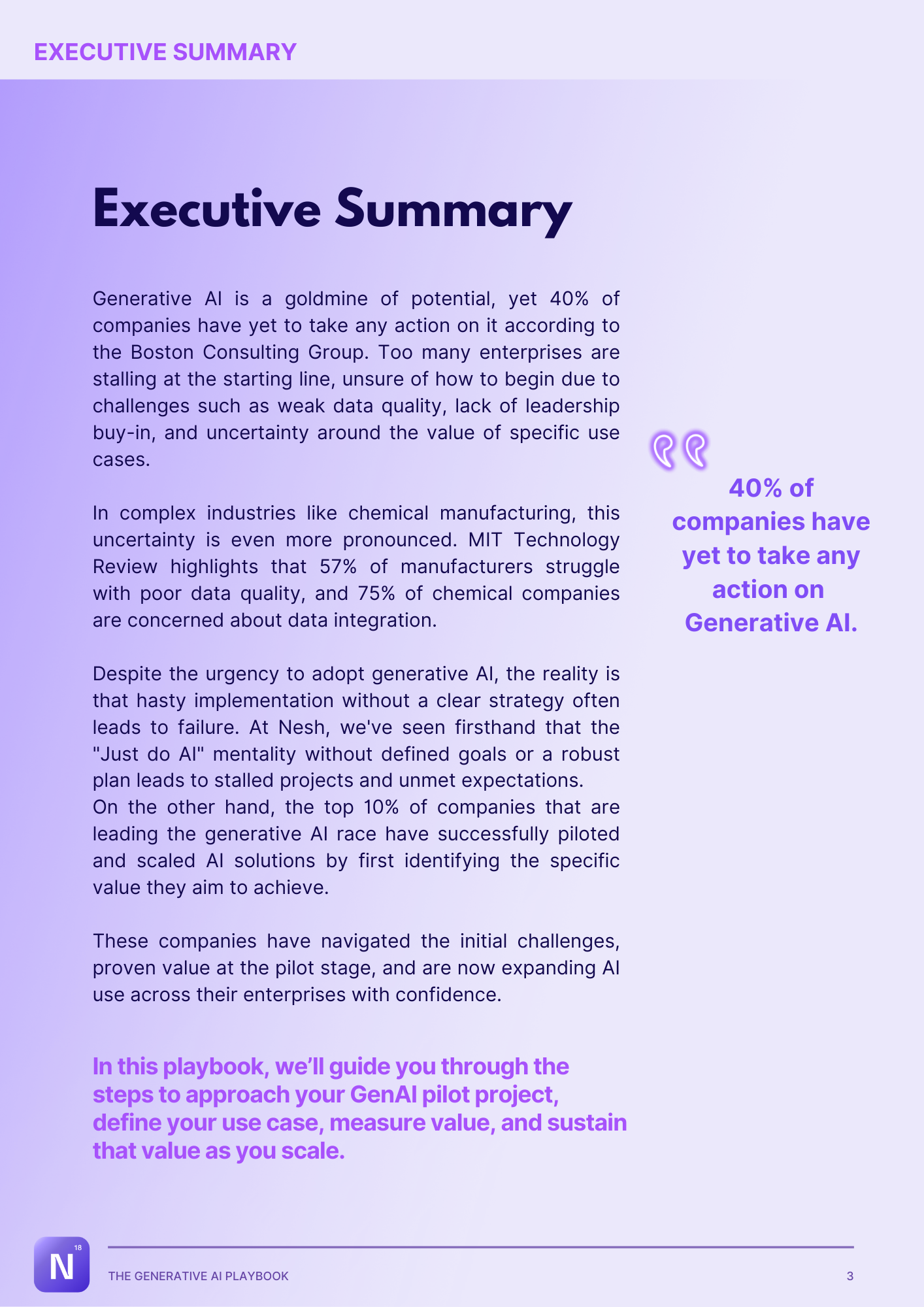 The Generative AI Playbook Page 3